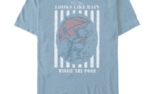 Winnie the Pooh and Piglet ”Looks Like Rain” T-Shirt for Adults is now available