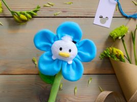 Donald Duck Plush Flower – Blooms by Disney – 14” – Purchase Online Now