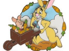 Rabbit and Piglet Pin – Winnie the Pooh available online for purchase