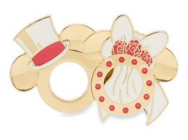 Mickey and Minnie Mouse Icons Wedding Rings Pin now available for purchase