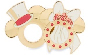 Mickey and Minnie Mouse Icons Wedding Rings Pin now available for purchase