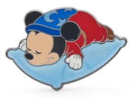 Sorcerer Mickey Mouse on Pillow Pin – Fantasia available online for purchase