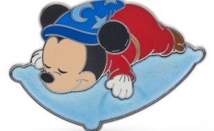 Sorcerer Mickey Mouse on Pillow Pin – Fantasia available online for purchase