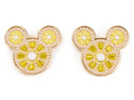 Mickey Mouse Icon Lemon Stud Earrings is now available online