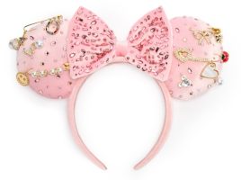 Minnie Mouse Custom Charm Ear Headband by BaubleBar is now out