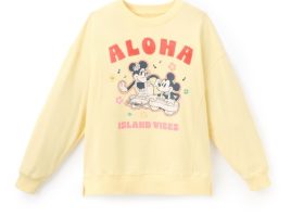 Mickey and Minnie Mouse ”Aloha” Pullover Sweatshirt for Women is now out for purchase