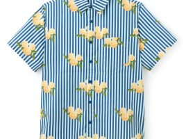 Mickey Mouse Icon Oranges Button-Down Shirt for Men can now be purchased online