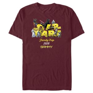 Star Wars Family Trip 2026 Logo T-Shirt for Adults - Customized | Disney Store
