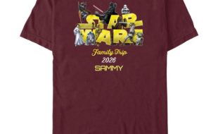 Star Wars Family Trip 2026 Logo T-Shirt for Adults – Customized | Disney Store now available for purchase