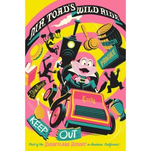 Mr. Toad's Wild Ride ''We'll Go for a Jolly Ride!'' Gallery Wrapped Canvas by Eric Tan - Limited Edition