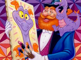Figment ”Dreamfinder Paints Figment” Gallery Wrapped Canvas by Tim Rogerson – Limited Edition can now be purchased online