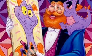 Figment ”Dreamfinder Paints Figment” Gallery Wrapped Canvas by Tim Rogerson – Limited Edition can now be purchased online
