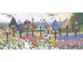 Disney Birds ”At Home in the Garden” Gallery Wrapped Canvas by Michelle St.Laurent – Signed Limited Edition now out