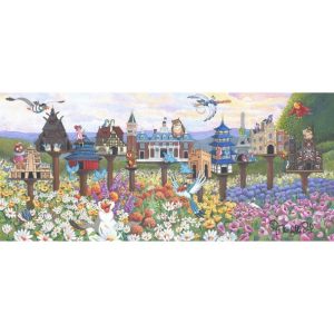 Disney Birds ''At Home in the Garden'' Gallery Wrapped Canvas by Michelle St.Laurent - Signed Limited Edition