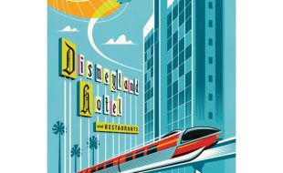 Disneyland ”Enjoy Your Stay! The 70th Anniversary of the Disneyland Hotel” Gallery Wrapped Canvas by Eric Tan – Signed Limited Edition is here now