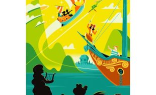 Peter Pan’s Flight ”Never Land Awaits” Gallery Wrapped Canvas by Eric Tan – Signed Limited Edition now available for purchase