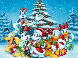 Mickey Mouse and Friends ”Oh Boy It’s Christmas!” Gallery Wrapped Canvas by Tim Rogerson – Signed Limited Edition is available online for purchase