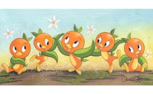 Orange Bird Gallery Wrapped Canvas by Michelle St.Laurent – Signed Limited Edition is available online