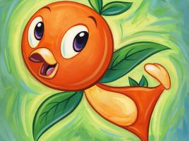 Orange Bird ”The Orange Bird” Gallery Wrapped Canvas by Tim Rogerson – Signed Limited Edition is now out for purchase