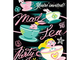 Mad Tea Party ”You’re Invited!” Gallery Wrapped Canvas by Eric Tan – Signed Limited Edition is now available for purchase