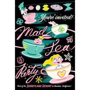 Mad Tea Party ''You're Invited!'' Gallery Wrapped Canvas by Eric Tan - Signed Limited Edition