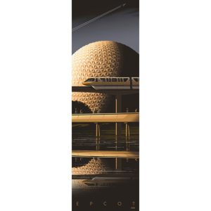 ''Walt Disney World Icons EPCOT'' Gallery Wrapped Canvas by JC Richard - Signed Limited Edition