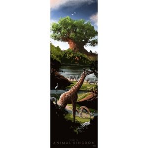 ''Walt Disney World Icons Disney's Animal Kingdom'' Gallery Wrapped Canvas by JC Richard - Signed Limited Edition