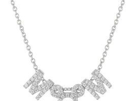 Mickey Mouse Icon ”Mom” Neckace by Rebecca Hook – Silver now available for purchase