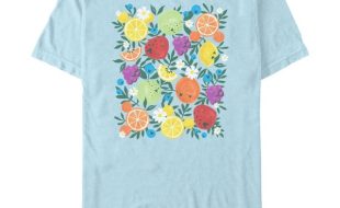 Mickey Mouse Icon Fruit Berries and Blossoms T-Shirt for Adults has hit the shelves for purchase