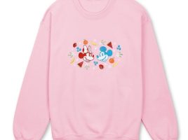 Mickey and Minnie Mouse Fruit Pullover Sweatshirt for Adults is available online for purchase