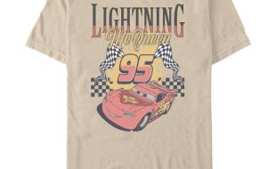 Lightning McQueen T-Shirt for Adults – Cars here now