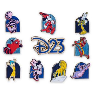 D23-Exclusive Gold Member Disney Classics and Fan Favorites Boxed Pin Set - Limited Release