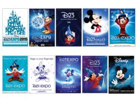 D23-Exclusive D23 Event Poster Through the Years Mystery Pin Blind Pack – 2-Pc. now available online