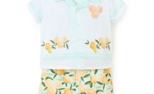 Mickey Mouse Icon Oranges Shirt and Shorts Set for Baby is now out for purchase