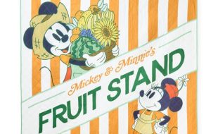 Mickey and Minnie Mouse Fruit Stand Picnic Blanket is now available for purchase