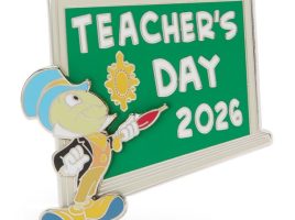 Jiminy Cricket Teacher’s Day 2026 Pin – Pinocchio – Limited Release available online for purchase