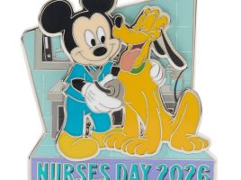 Mickey Mouse and Pluto Nurse’s Day 2026 Pin – Limited Release now available online