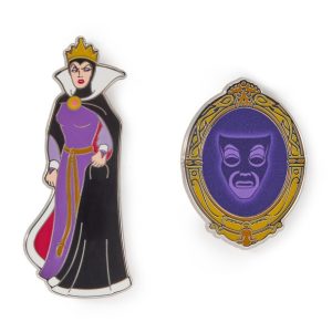 Evil Queen and Magic Mirror Build-a-Pin Set - Snow White and the Seven Dwarfs