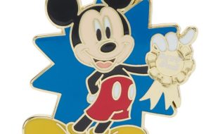 Mickey Mouse ”Best Dad” Pin – Buy Online Now