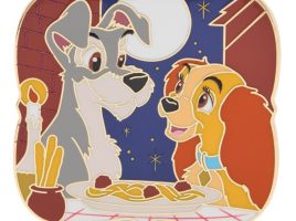 Lady and the Tramp ”Bella Notte” Pin is available online