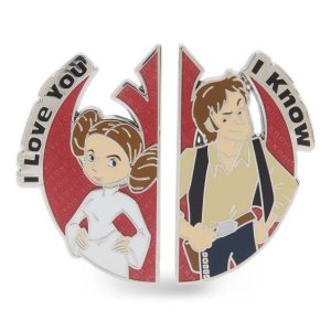 Princess Leia and Han Solo Pin Set - Star Wars