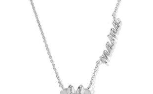 Minnie Mouse ”Mama” Fixed Pendant Necklace by Kendra Scott released today