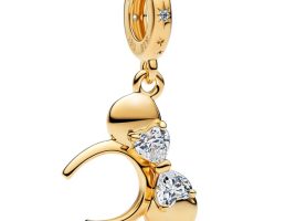 Minnie Mouse Ear Headband Dangle Charm by Pandora available online