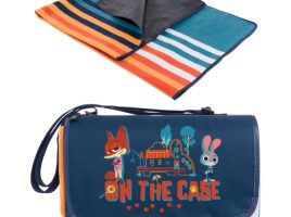 Zootopia Outdoor Water-Resistant Picnic Blanket Tote by Picnic Time available online for purchase