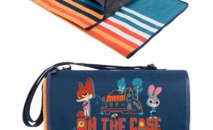Zootopia Outdoor Water-Resistant Picnic Blanket Tote by Picnic Time available online for purchase