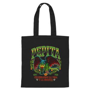 Pepita Canvas Tote Bag - Coco