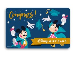 Mickey and Minnie Mouse Graduation ”Congrats!” Disney Gift Card – Buy Now