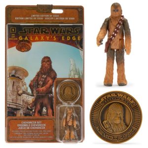 Chewbacca Action Figure Comic Book and Coin Set - Star Wars Galaxy's Edge - Limited Edition