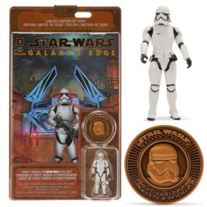 First Order Stormtrooper Action Figure Comic Book and Coin Set - Star Wars Galaxy's Edge - Limited Edition