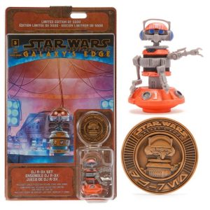 DJ R-3X Action Figure Comic Book and Coin Set - Star Wars Galaxy's Edge - Limited Edition